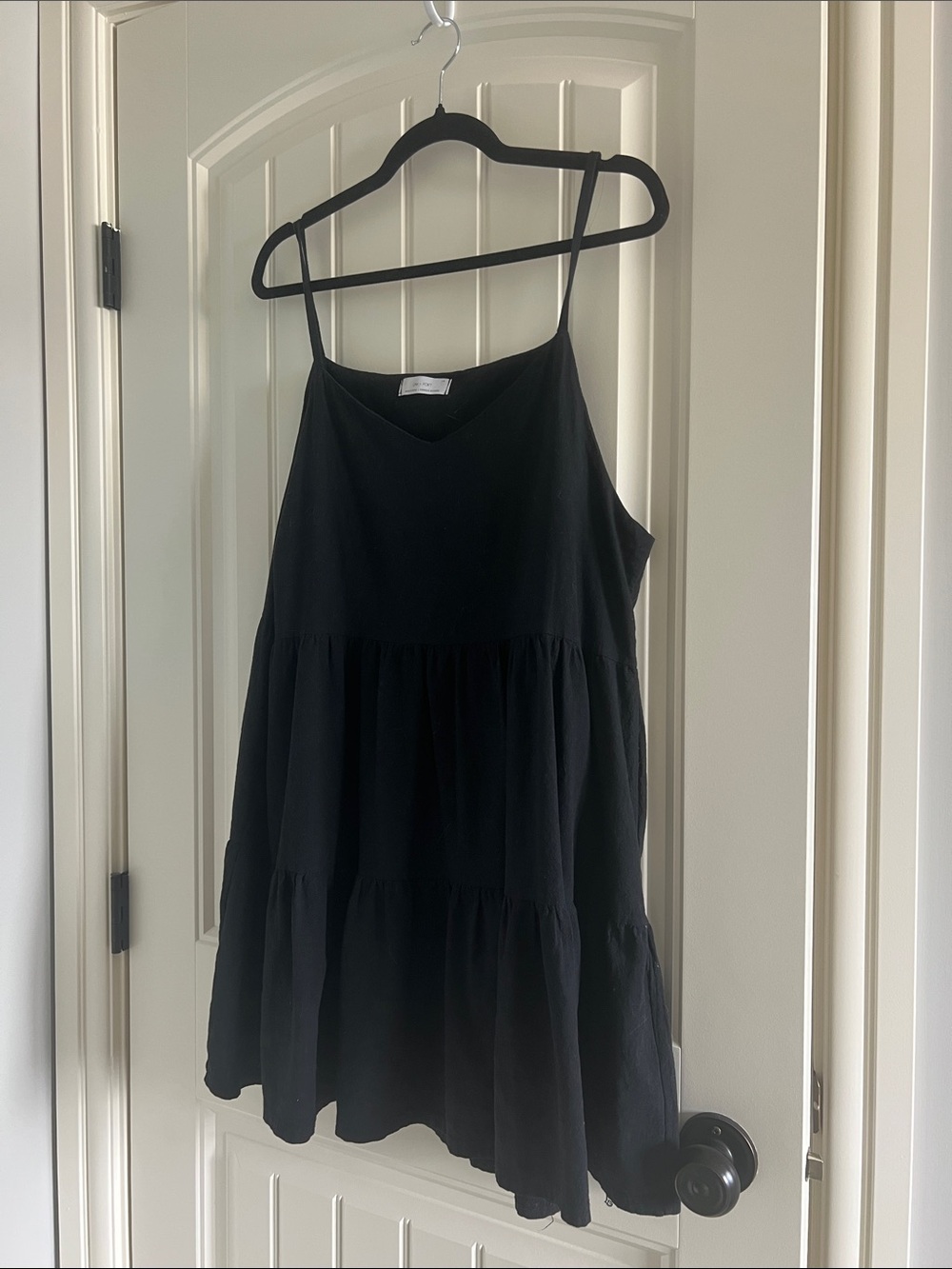 024 $10 Oak and Fort black mini dress